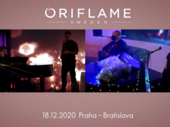 Prenájom študia na on line,Vianočný Oriflame Praha-Bratislava Live stream